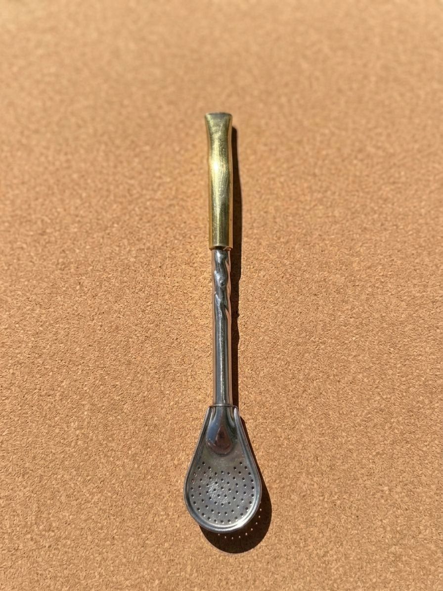 Bombillón Pico Loro Bronce y Alpaca