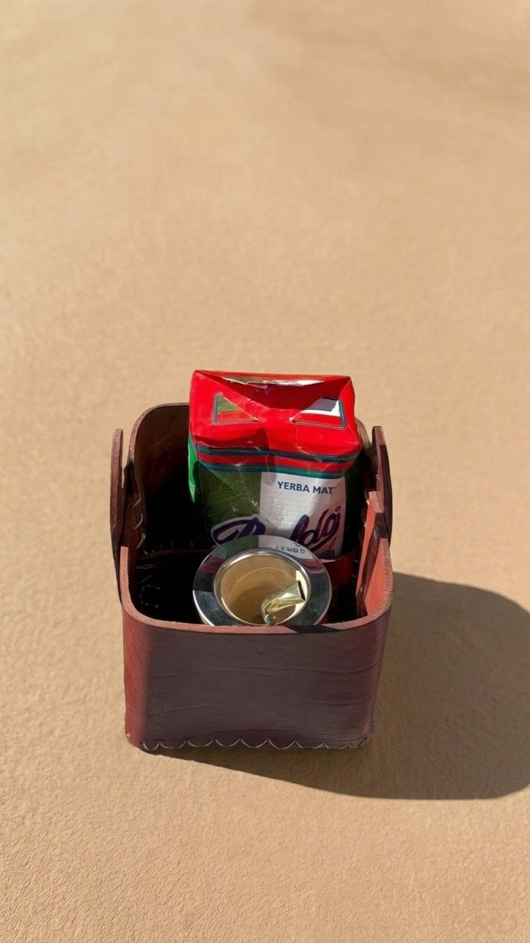 Canasta Matera Cuadra Borravino — Rellena